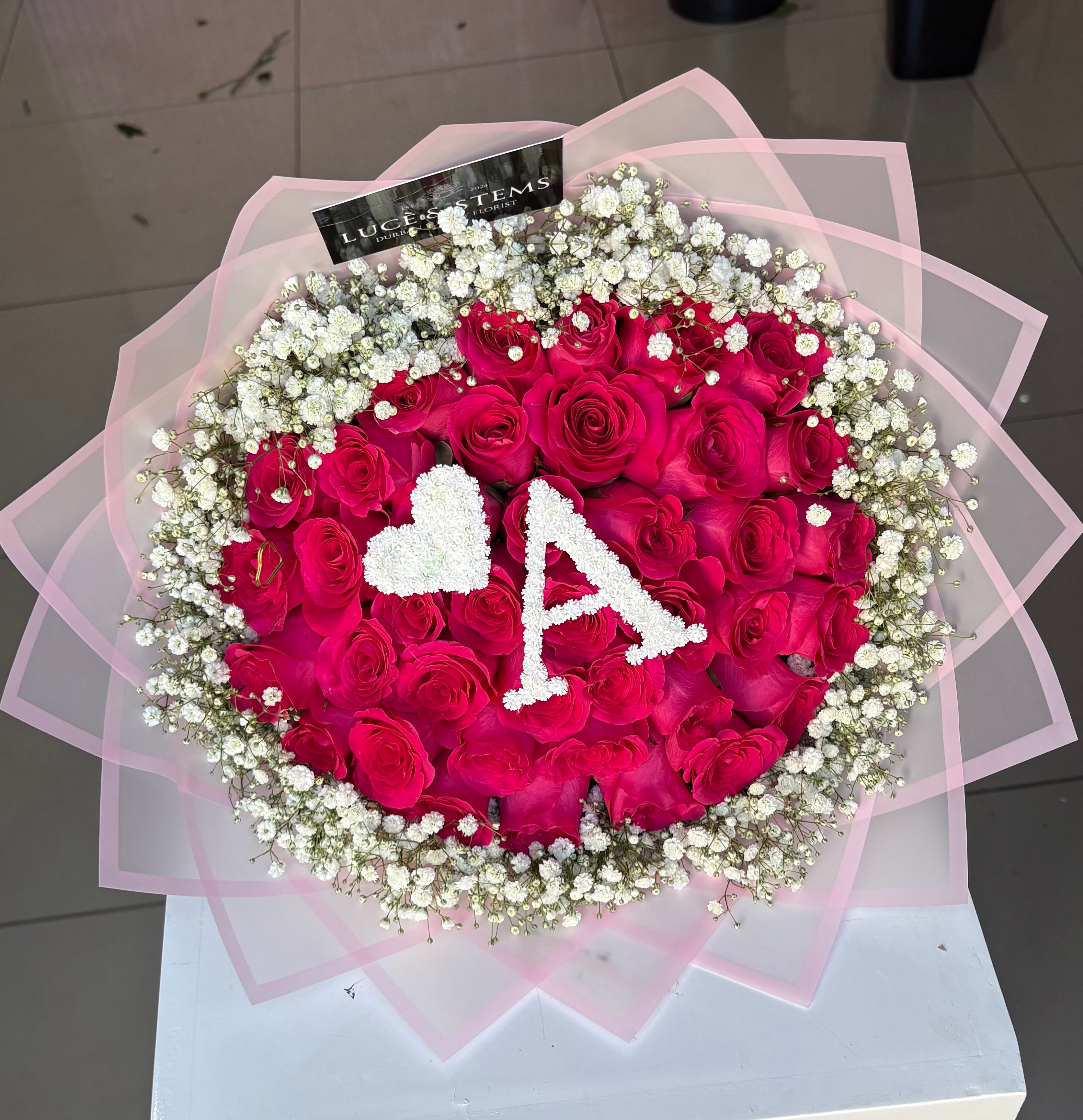 Cerise Pink Rose Bouquets